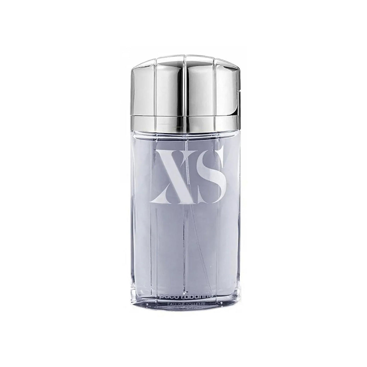 Refect Beauty Paco Rabanne XS Eau de Toilette in a clear glass bottle with a metallic silver cap