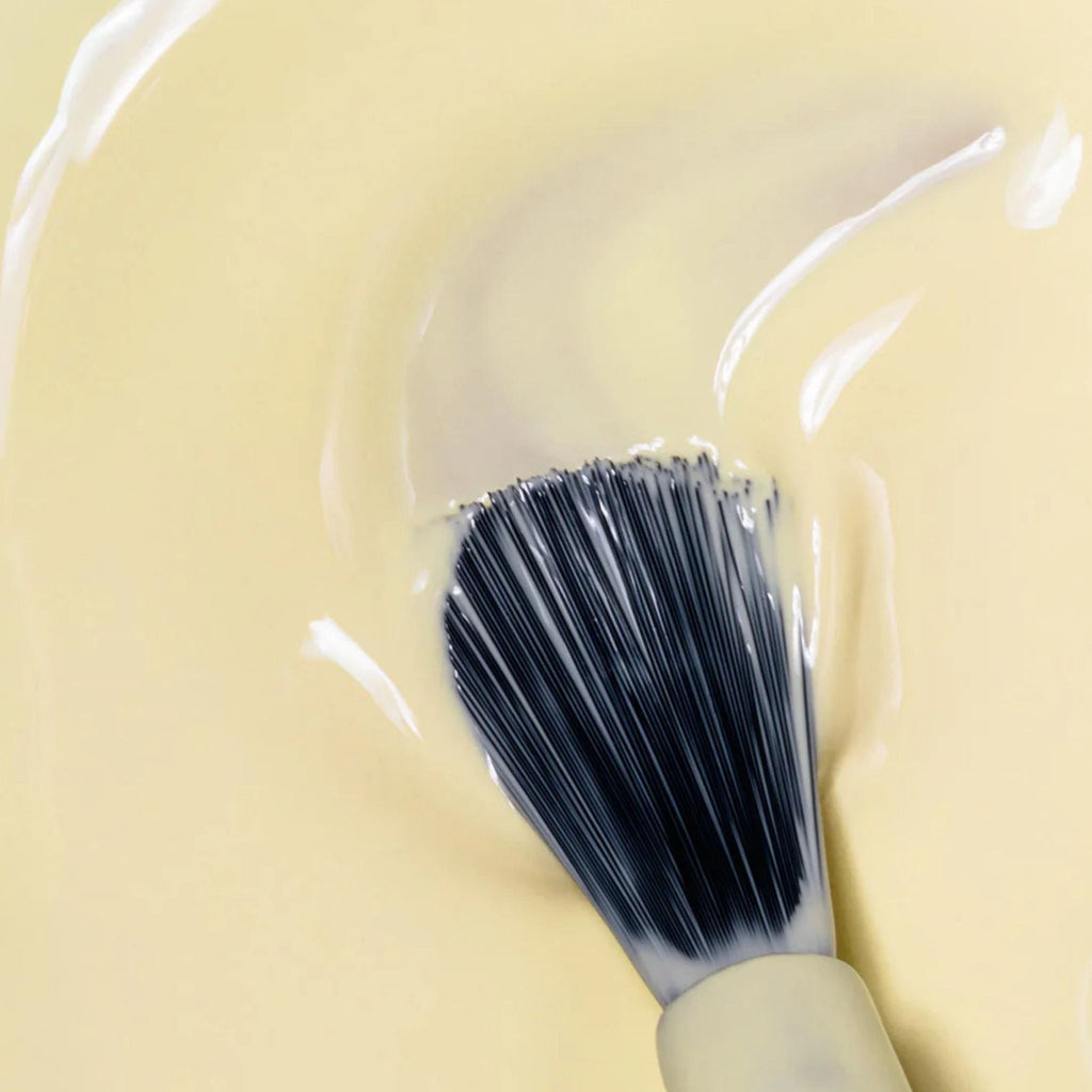 Refect Beauty Astra Lasting Gel Effect nail polish in a creamy pale yellow shade with a smooth, glossy texture.