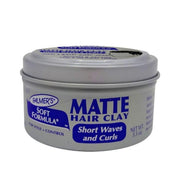Refect Beauty Palmer's Soft Formula Matte Hair Clay for short waves and curls in a silver tin container.