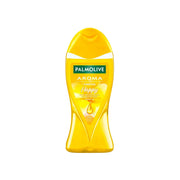 Refect Beauty Palmolive Forever Happy shower gel in a bright yellow 250ml bottle with a mood-boosting floral scent.