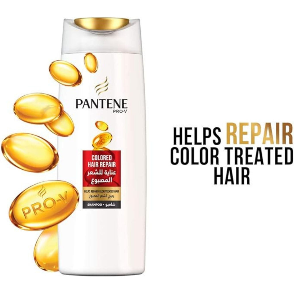 Refect Beauty Pantene Pro-V Colored Hair Repair shampoo bottle with floating nutrient capsules for color-treated hair