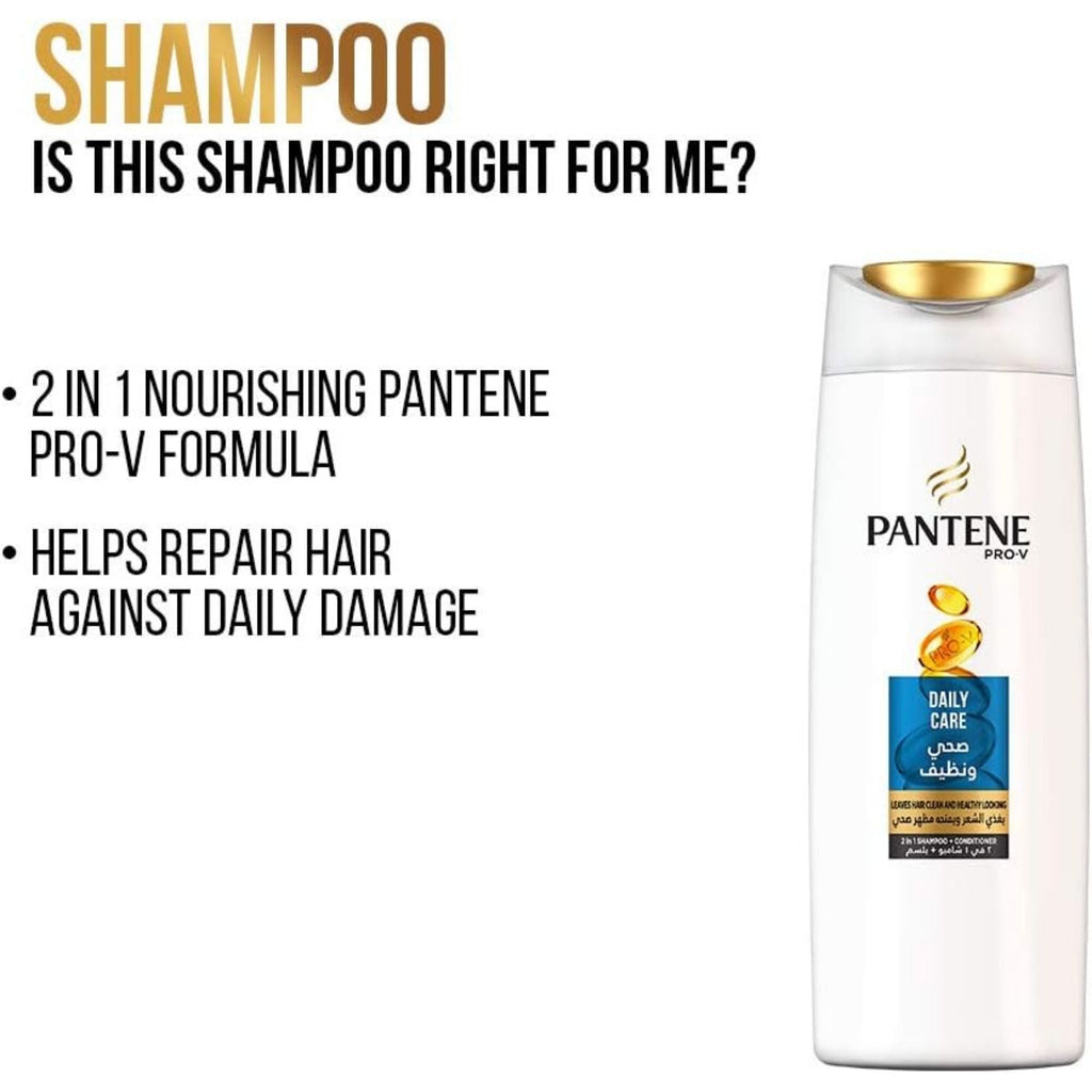 Refect Beauty Pantene Daily Care 2-in-1 nourishing shampoo bottle with Pro-V formula for healthy hair