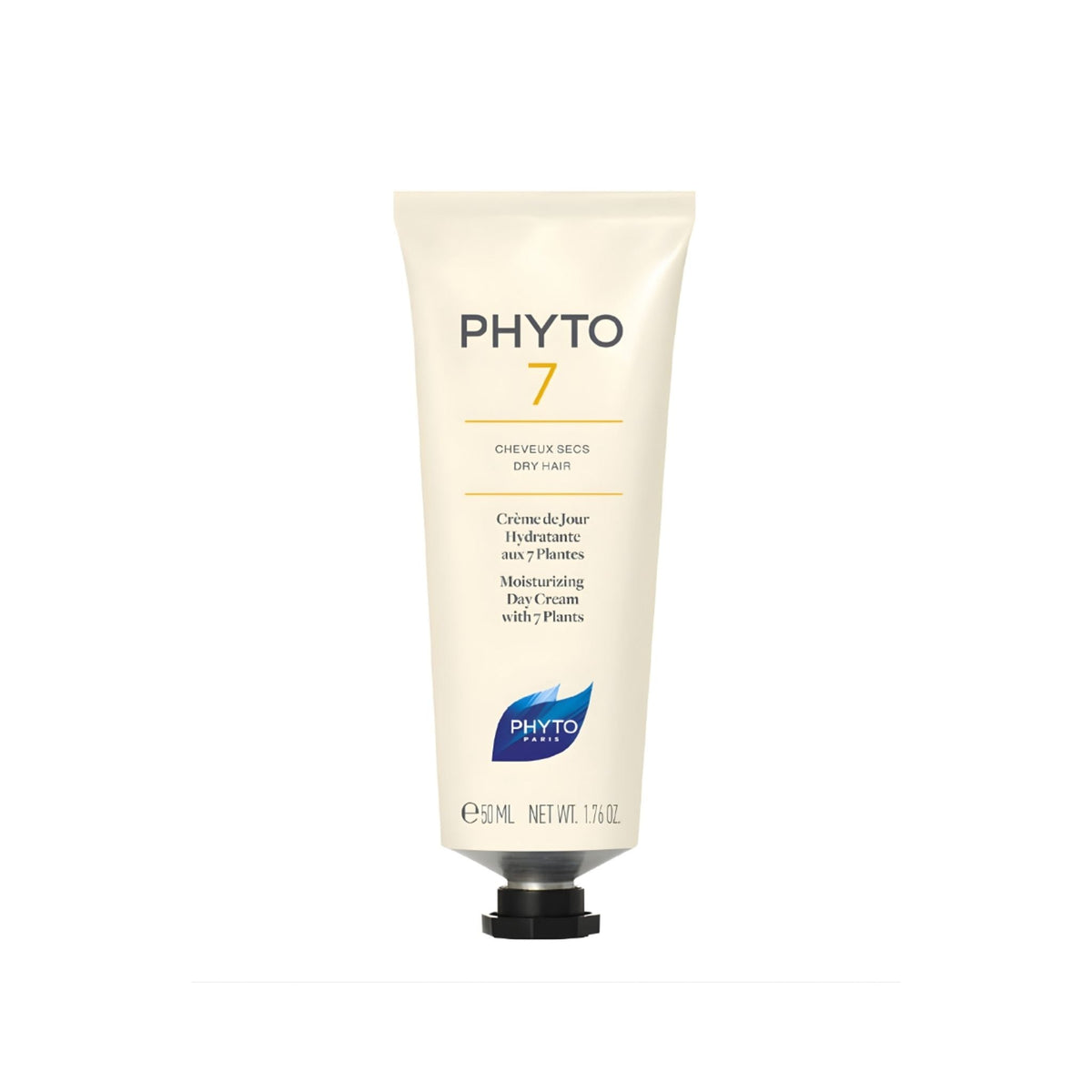 Refect Beauty Phyto 7 Hydrating Day Cream in a 50ml beige tube for dry hair with botanical extracts
