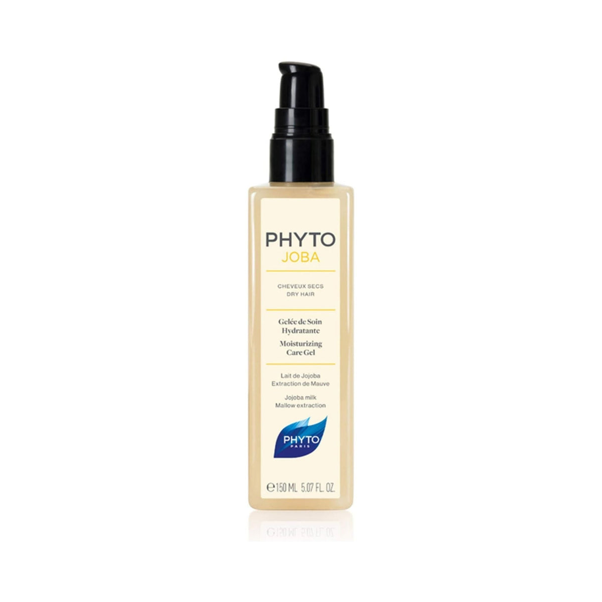 Refect Beauty Phyto Joba moisturizing hair care gel in a 150ml pump bottle for hydrating and smoothing dry hair.