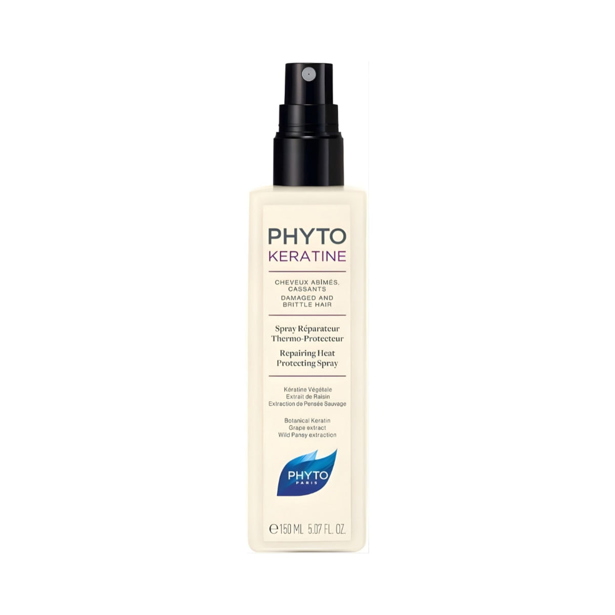 Refect Beauty Phyto Phytokeratine repairing heat protecting hair spray bottle for damaged and brittle hair