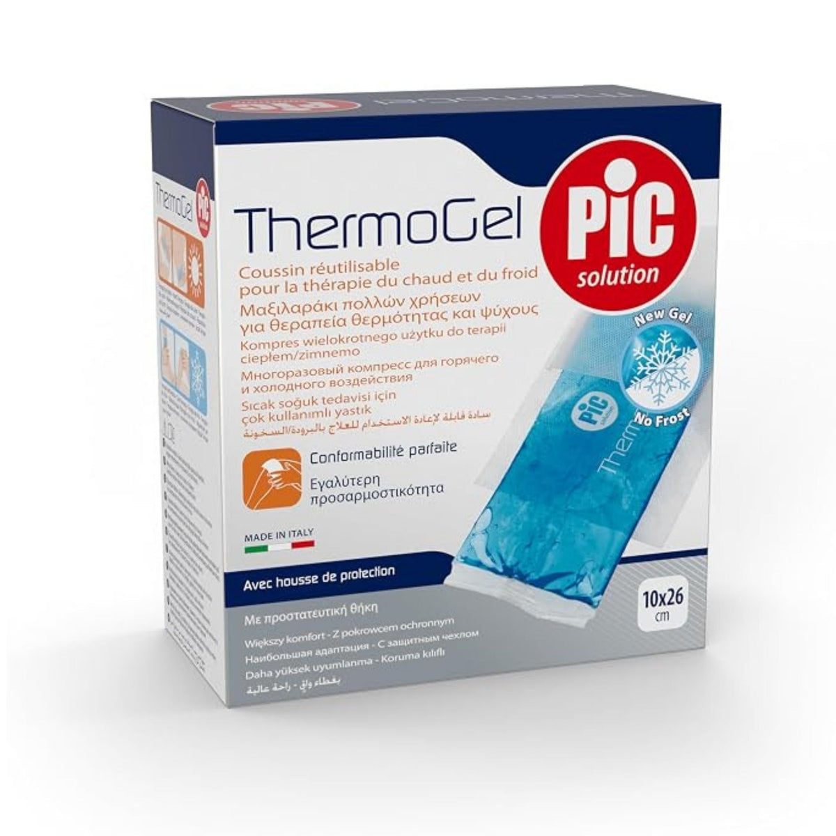 Refect Beauty Pic Solution ThermoGel Comfort reusable hot and cold gel pack in its retail packaging box