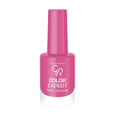 Refect Beauty Golden Rose Color Expert nail polish in a vibrant pink shade with a high-gloss finish.