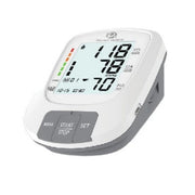 Refect Beauty Planet Health PH 220 digital arm blood pressure monitor with a clear LCD screen displaying health data
