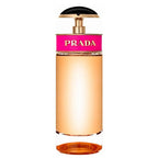 Refect Beauty Prada Candy Eau de Parfum bottle with a vibrant pink band and gold accents against a white background