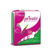 Refect Beauty Private 3D Fit Core Normal sanitary pads with wings in a 30-piece pack featuring a pink butterfly design.
