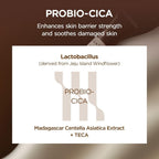Refect Beauty Centella Probio-Cica Bakuchiol Eye Cream product information graphic highlighting key ingredients