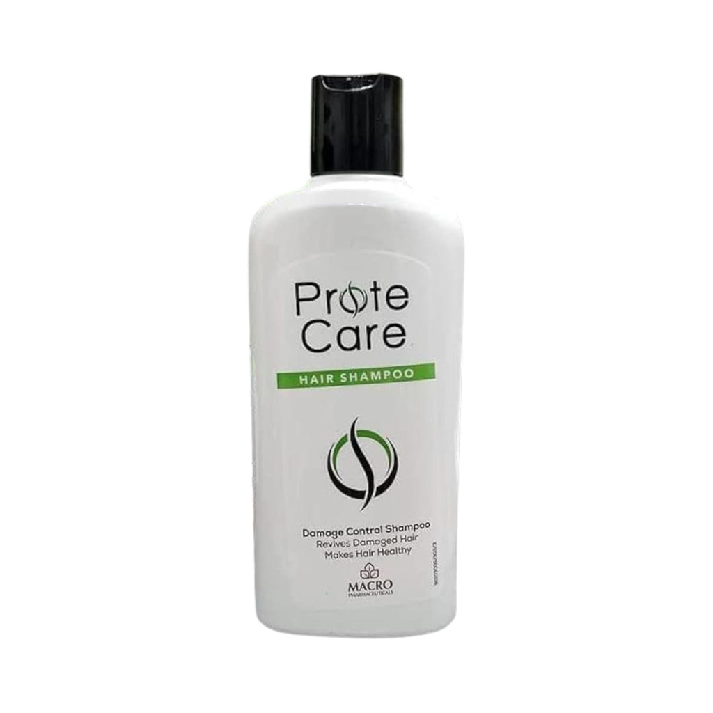 Refect Beauty Prote Care damage control and toning hair shampoo in a white bottle with a black cap.