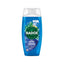 Refect Beauty Radox Feel Awake 2-in-1 shower gel and shampoo in a blue bottle with mineral and herbal scent