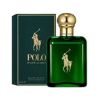 Refect Beauty Ralph Lauren Polo Eau de Toilette green glass bottle with gold cap and iconic polo player logo