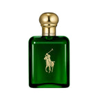 Refect Beauty Ralph Lauren Polo Eau de Toilette in a classic green glass bottle with a gold cap and logo.