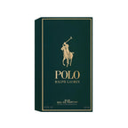 Refect Beauty Ralph Lauren Polo Oud Eau de Parfum in a dark green box with gold logo for a rich woody fragrance.