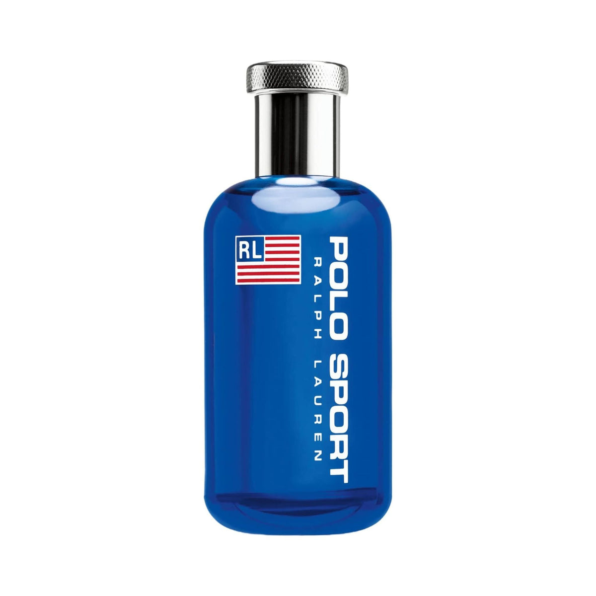 Refect Beauty Ralph Lauren Polo Sport Eau de Toilette in a signature blue glass bottle with a silver cap