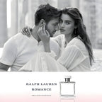 Refect Beauty presents Ralph Lauren Romance Eau de Parfum featuring a romantic black and white couple portrait
