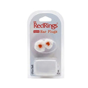 Refect Beauty Redrings Vaseline ear plugs in white and orange, soft cotton-wool design for water and noise protection.