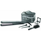 Refect Beauty Remington Pro Ceramic Titanium hair straightener gift set with accessories and storage bag