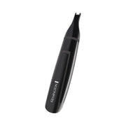 Refect Beauty Remington Smart nose and ear hair trimmer in a sleek black ergonomic design for precise grooming.