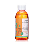 Refect Beauty Revarest Plus female intimate cleanser in a clear bottle with orange liquid for daily feminine hygiene.