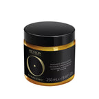 Refect Beauty Revlon Professional Orofluido Radiance Argan Mask in a 250ml amber jar with a black lid.