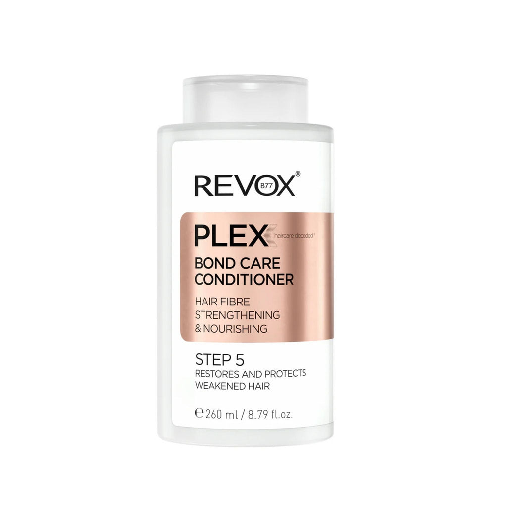 Refect Beauty Revox B77 Plex Bond Care Conditioner Step 5 bottle for strengthening and nourishing damaged hair.