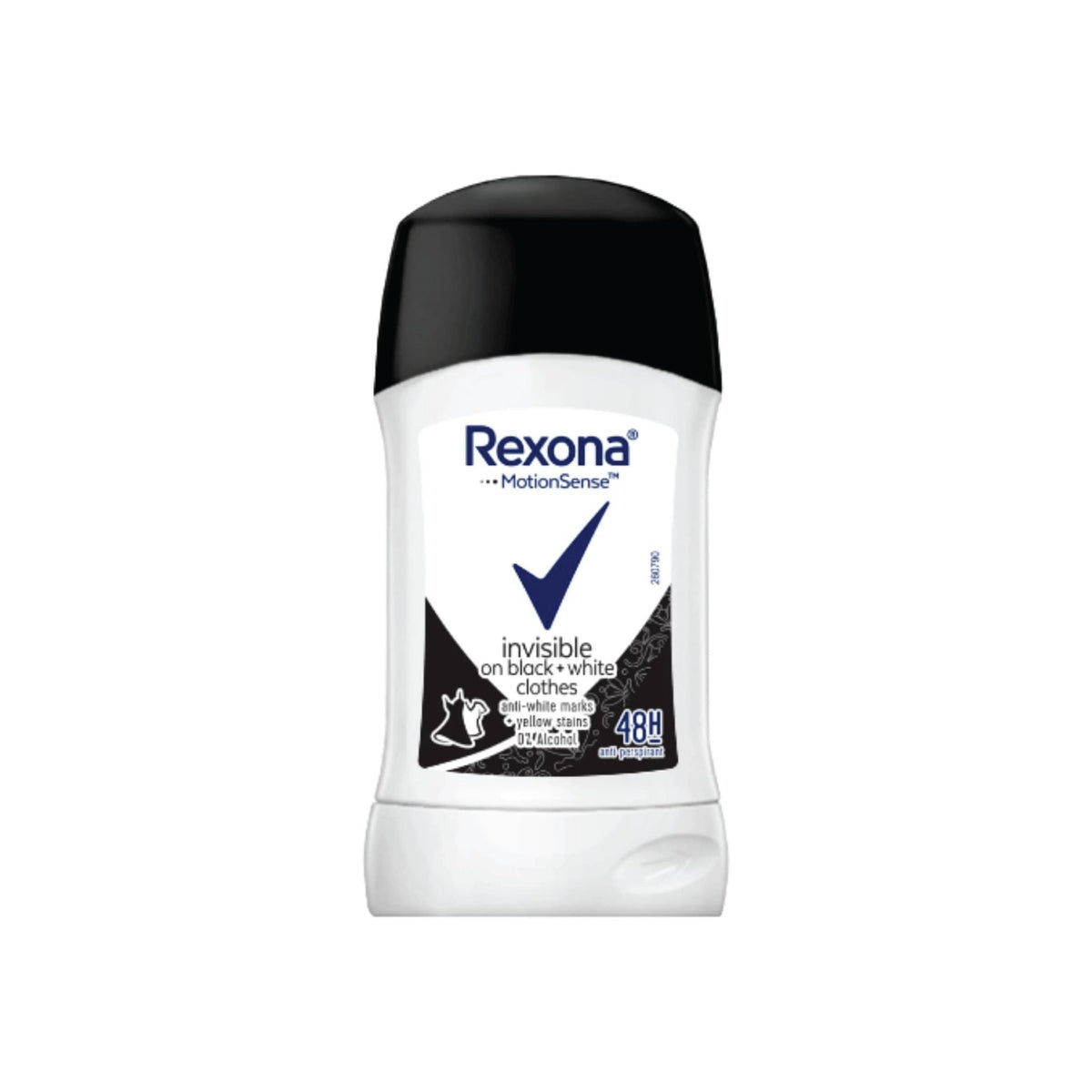 Refect Beauty Rexona Advanced Protection antiperspirant stick for invisible protection on black and white clothes.