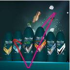 Refect Beauty Rexona Advanced Protection antiperspirant roll-on collection for men featuring various scent variants