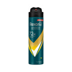 Refect Beauty Rexona V8 antiperspirant spray for men featuring 72-hour advanced protection in a teal and gold can.