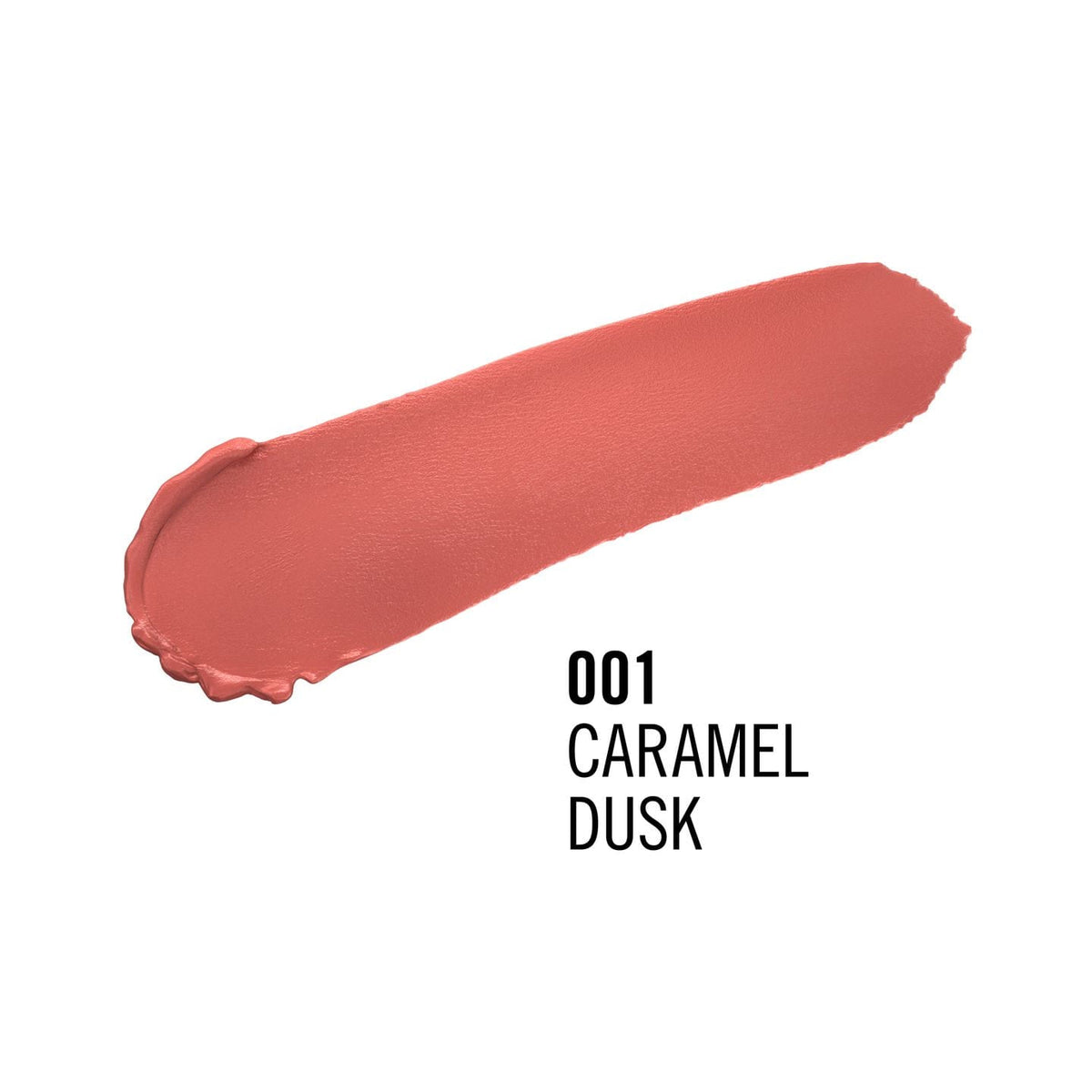 Refect Beauty Rimmel Kind & Free Multi Stick swatch in 001 Caramel Dusk, a creamy warm-toned coral pink shade.