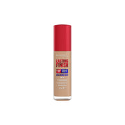 Refect Beauty Rimmel Lasting Finish 35 Hour Foundation in 103 True Ivory with red cap and glass bottle packaging