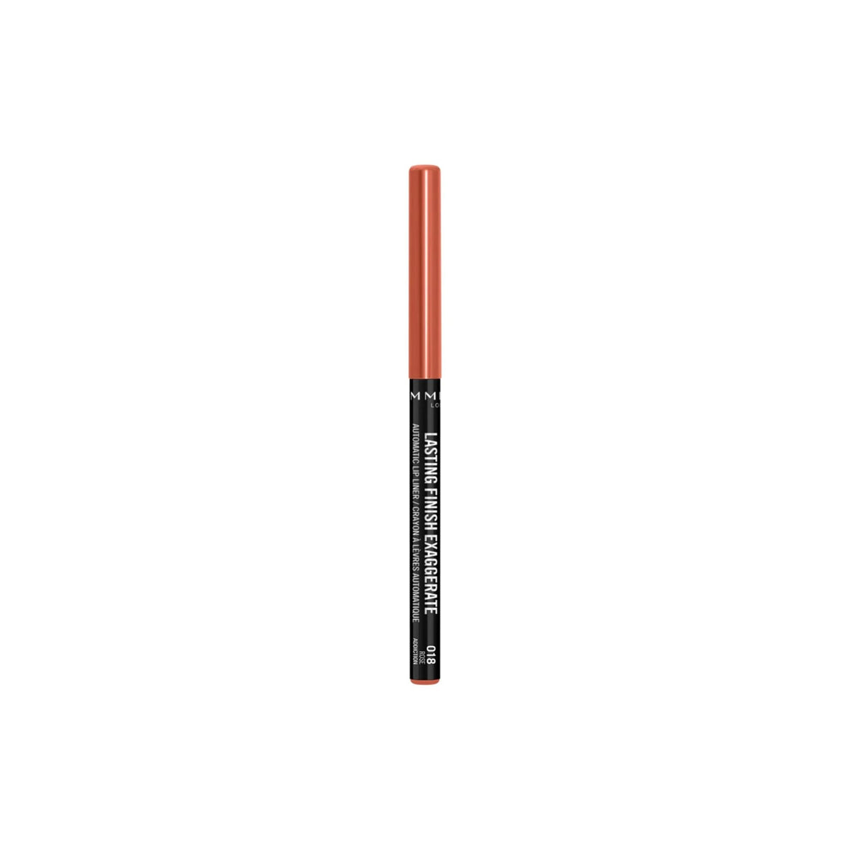 Refect Beauty Rimmel London Lasting Finish Exaggerate automatic twist-up lip liner in a neutral shade