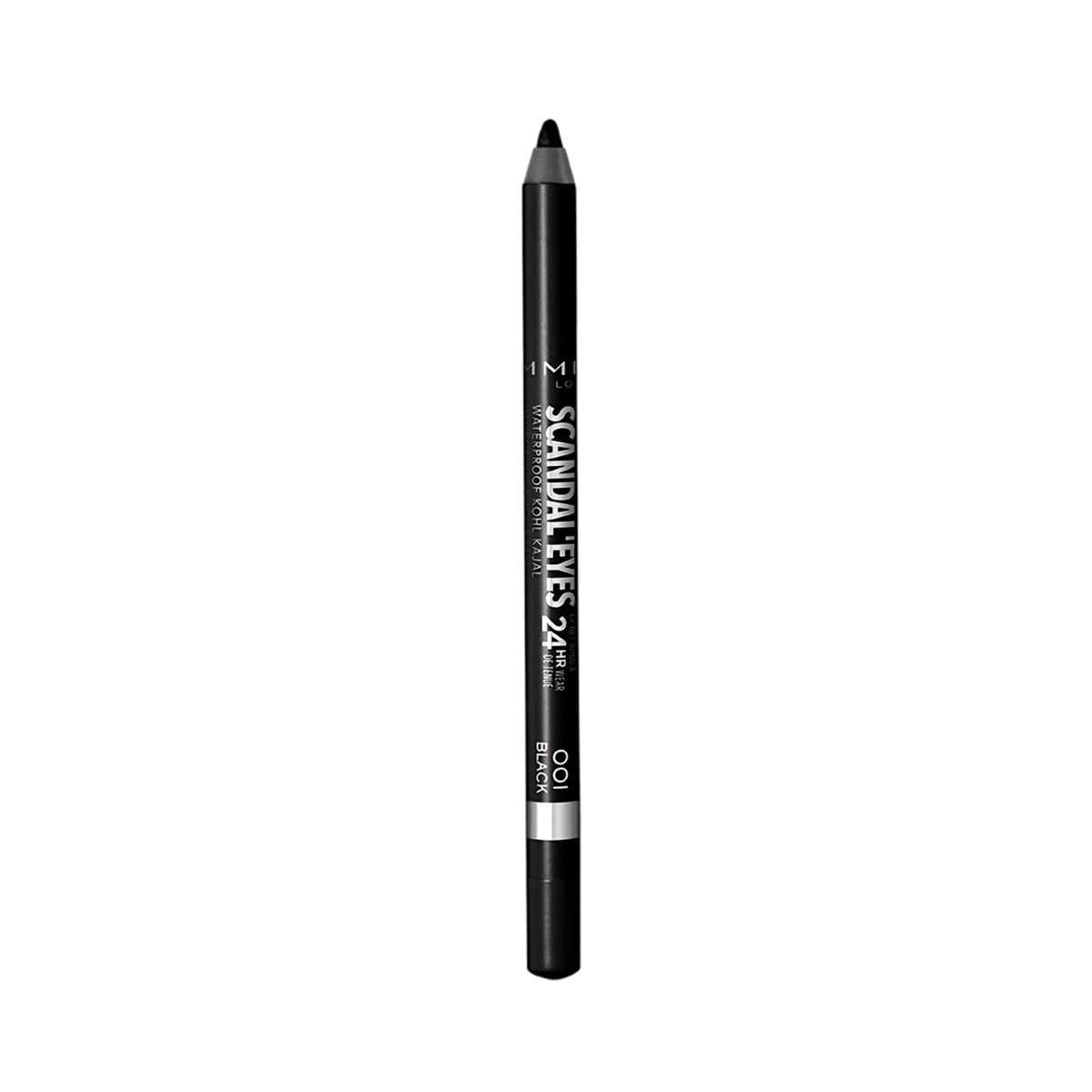 Refect Beauty Rimmel London Scandaleyes waterproof black kohl kajal eyeliner pencil for bold eye definition