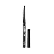 Refect Beauty Rimmel London Scandaleyes Exaggerate Eye Definer in intense black with a built-in smudger tip.