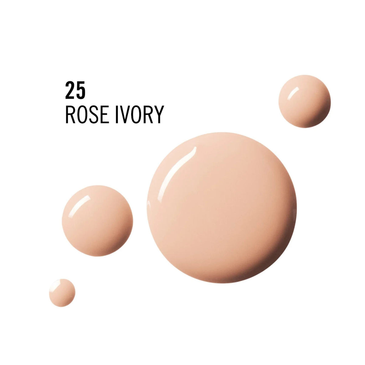 Refect Beauty Rimmel Multi-Tasker Wake Me Up foundation and concealer in shade 25 Rose Ivory with a dewy texture.