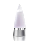 Refect Beauty Rochas Eau de Toilette in a sleek, conical frosted glass bottle with a silver metallic base.