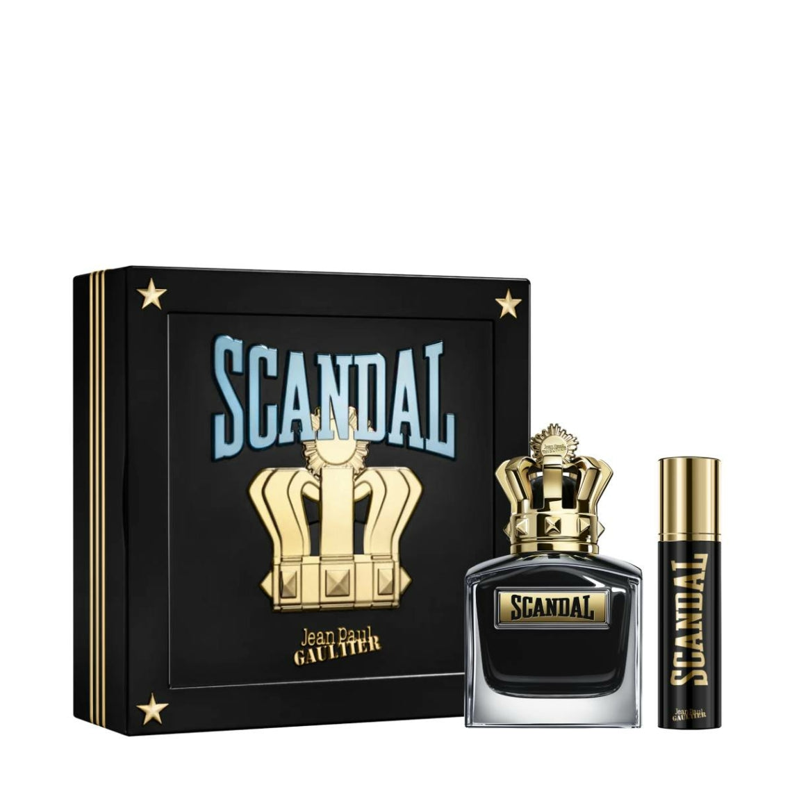 Refect Beauty Jean Paul Gaultier Scandal Pour Homme gift set with full-size bottle and travel spray in black box