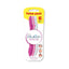Refect Beauty Schick Intuition women's touch-up razors in pink and white for facial hair removal and eyebrow shaping.
