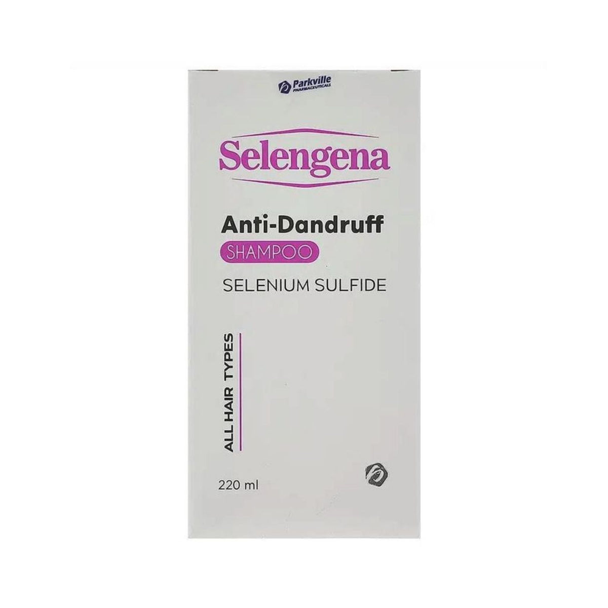 Refect Beauty Selengena anti-dandruff shampoo bottle featuring selenium sulfide for scalp treatment and hair health.