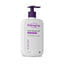 Refect Beauty Selengena anti-dandruff shampoo bottle with a purple pump dispenser for scalp treatment.