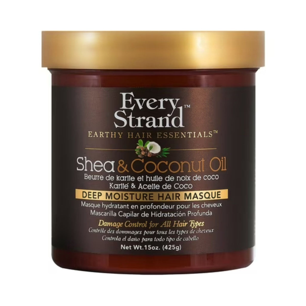 Refect Beauty Every Strand Shea and Coconut Oil hair mask jar for deep conditioning and damage control