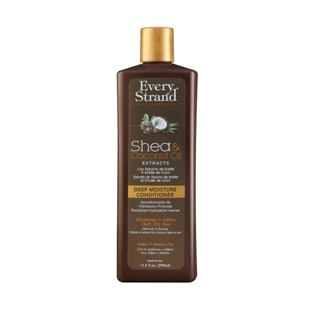 Refect Beauty Every Strand Shea & Coconut Oil deep moisture conditioner bottle for dry and damaged hair