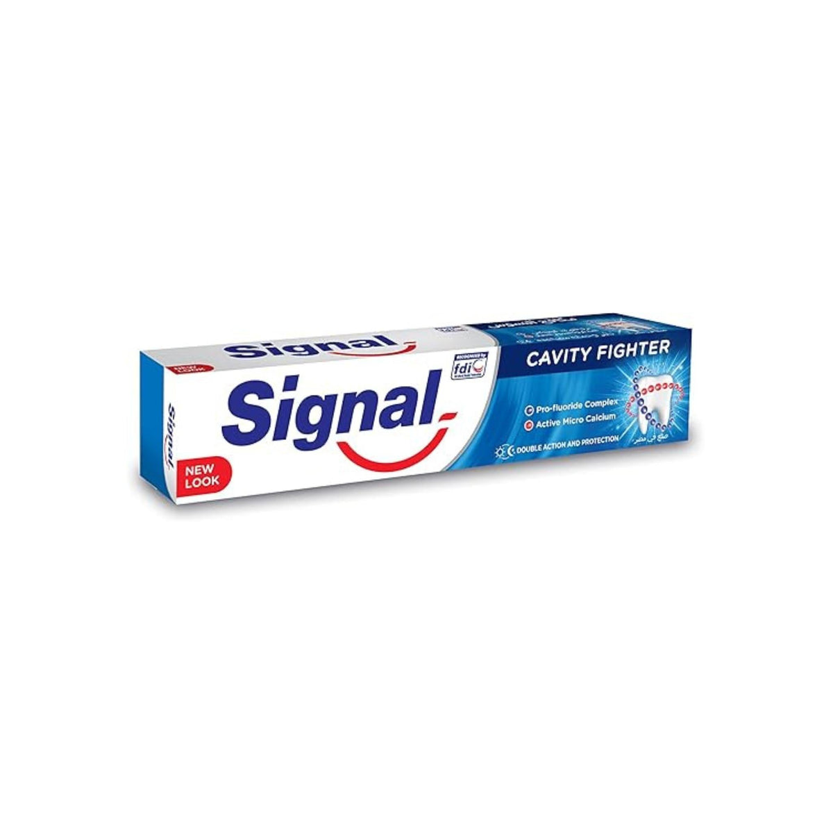 Refect Beauty Signal Cavity Fighter toothpaste box with fluoride and active micro calcium for daily oral care