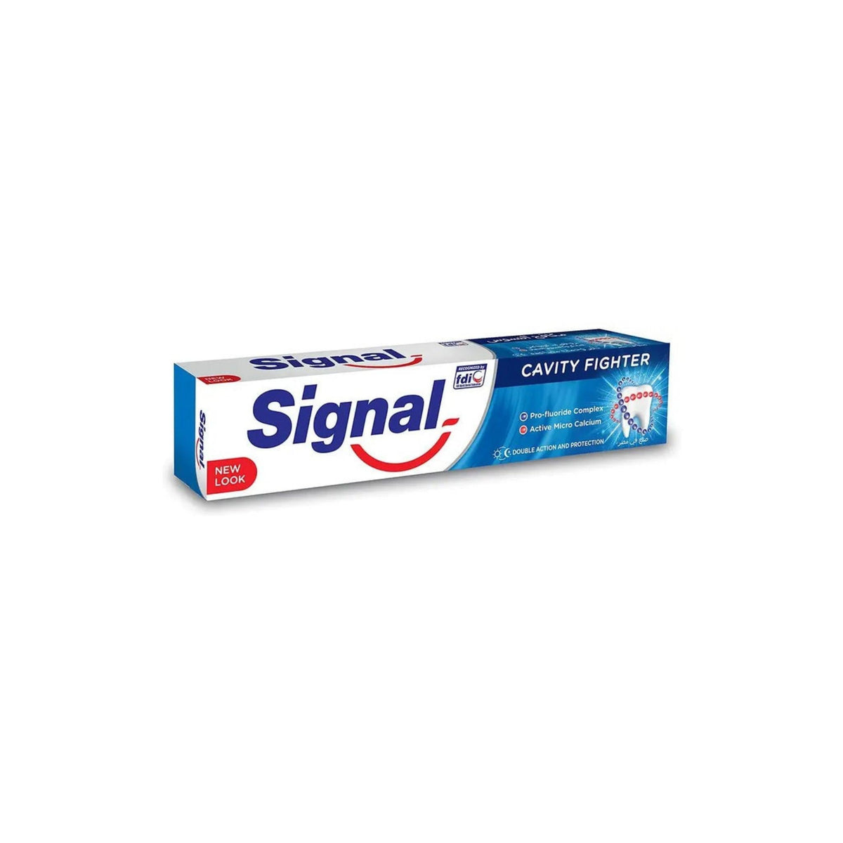 Refect Beauty Signal Cavity Fighter toothpaste box with fluoride and calcium for enamel protection