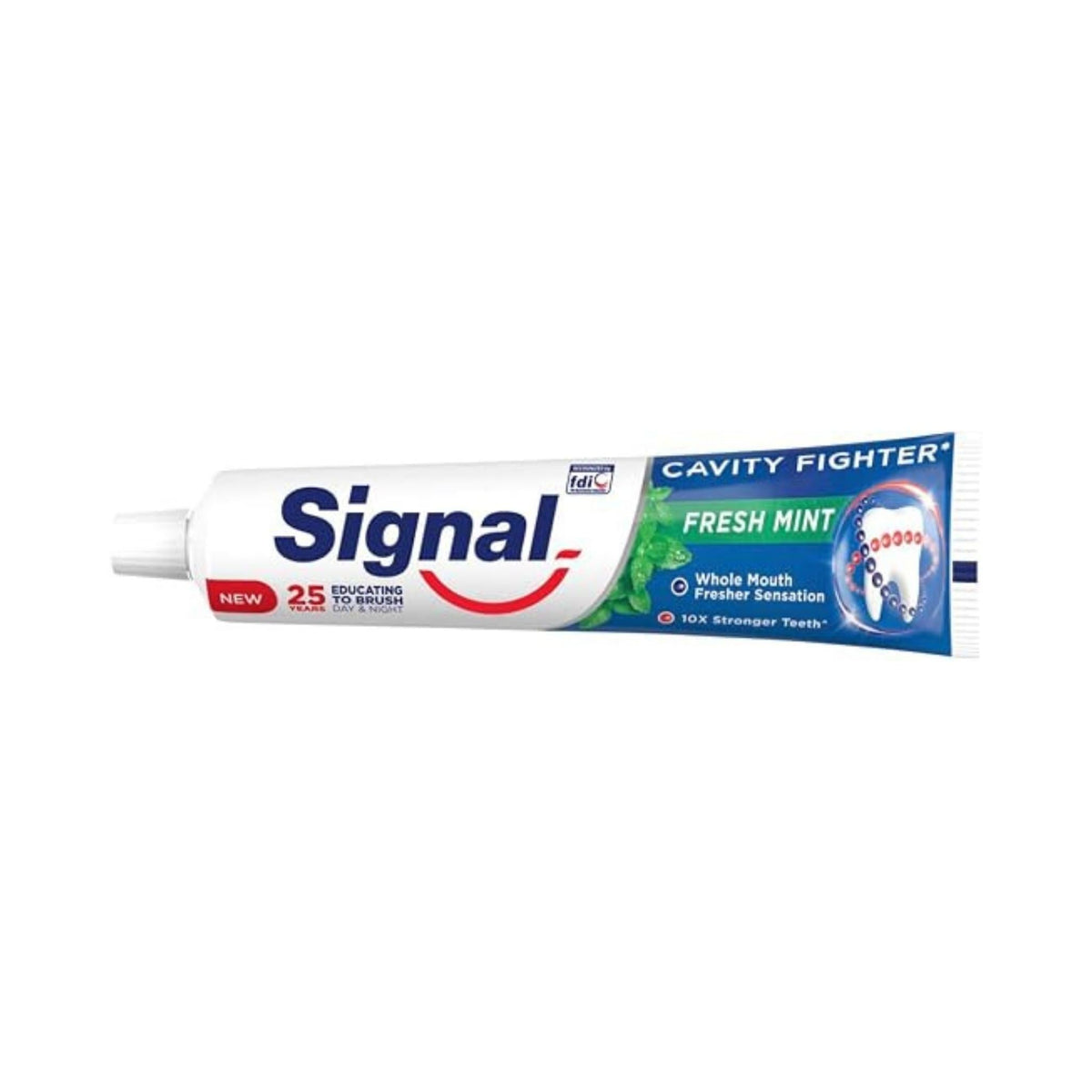 Refect Beauty Signal Cavity Fighter refreshing mint toothpaste tube for enamel strength and fresh breath
