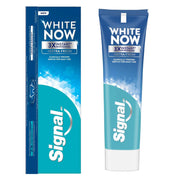Refect Beauty Signal White Now Extra Fresh whitening toothpaste tube and box with blue and white branding