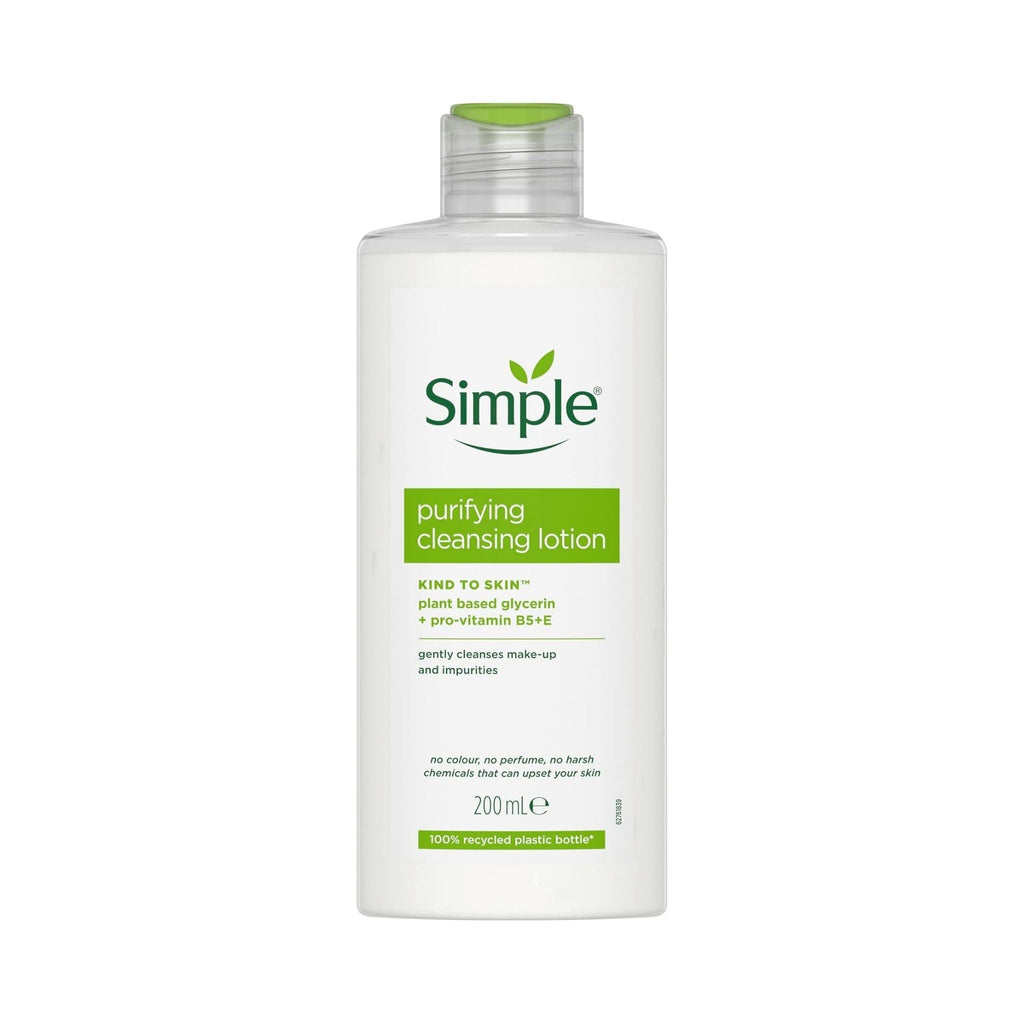 Refect Beauty Simple Kind to Skin Purifying Cleansing Lotion in a 200ml bottle for sensitive skin
