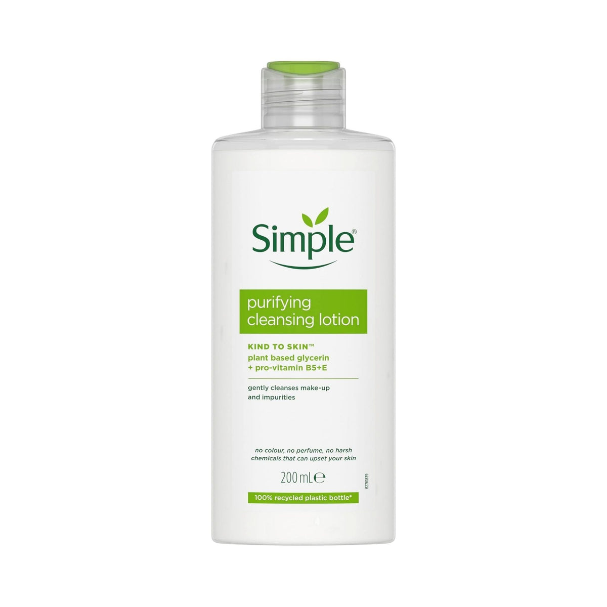 Refect Beauty Simple Kind to Skin Purifying Cleansing Lotion in a 200ml bottle for sensitive skin